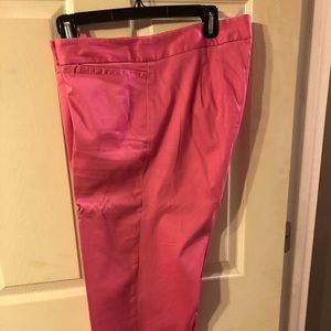 Pink crop pants